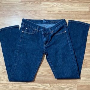 7 for all mankind straight leg size 27 jeans